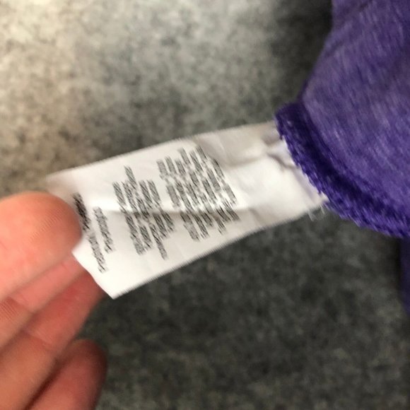 Anvil Sweater 3XL Womens Royal Purple Heathered Knit Crewneck Pullover Casual - Picture 8 of 10